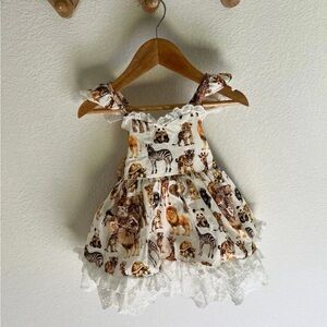 Animal Print Dress with Shorts